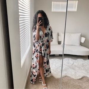 Floral maxi dress size M